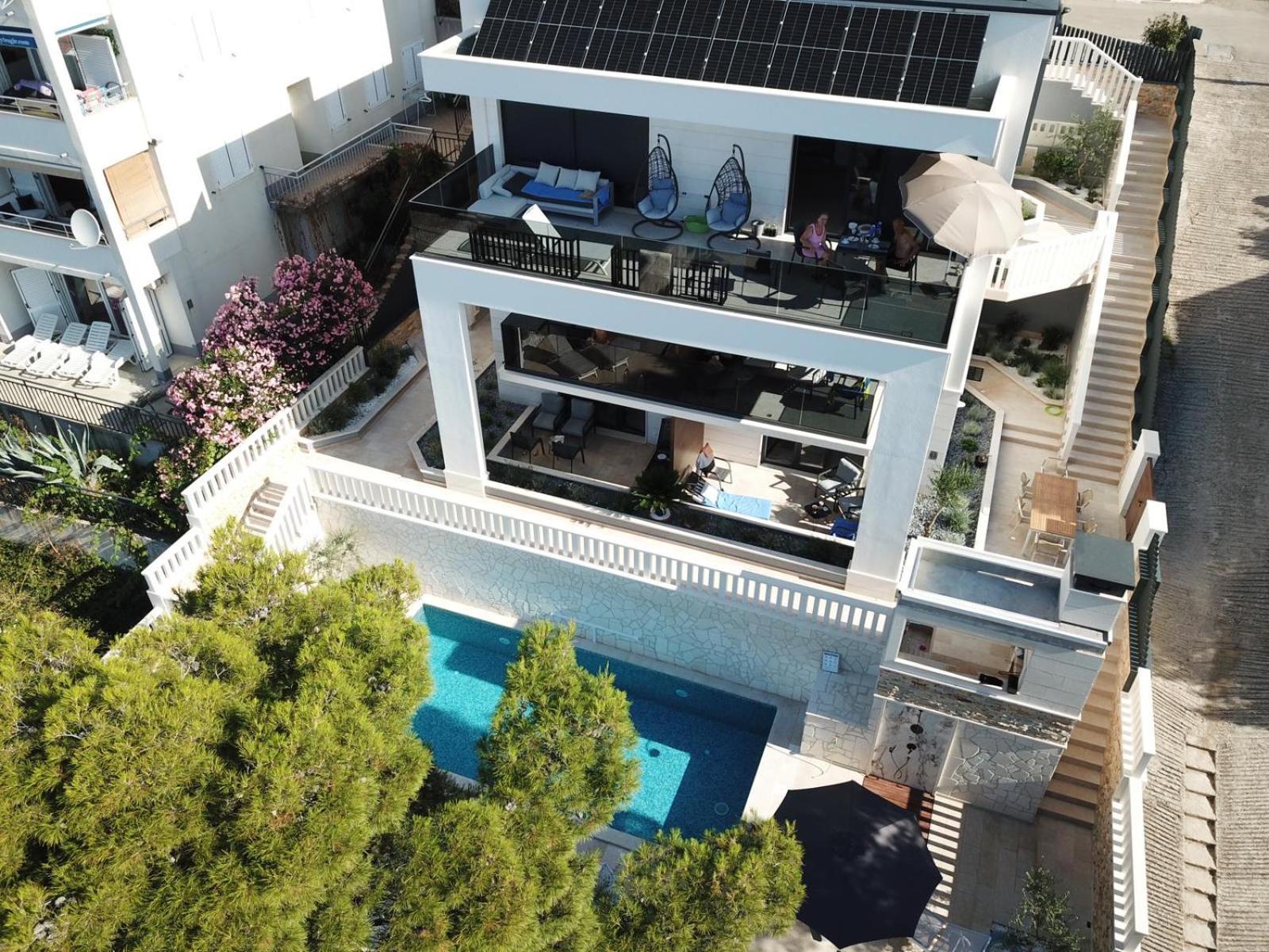 Luxury Beachfront Villa Carlisa Čiovo 외부 사진