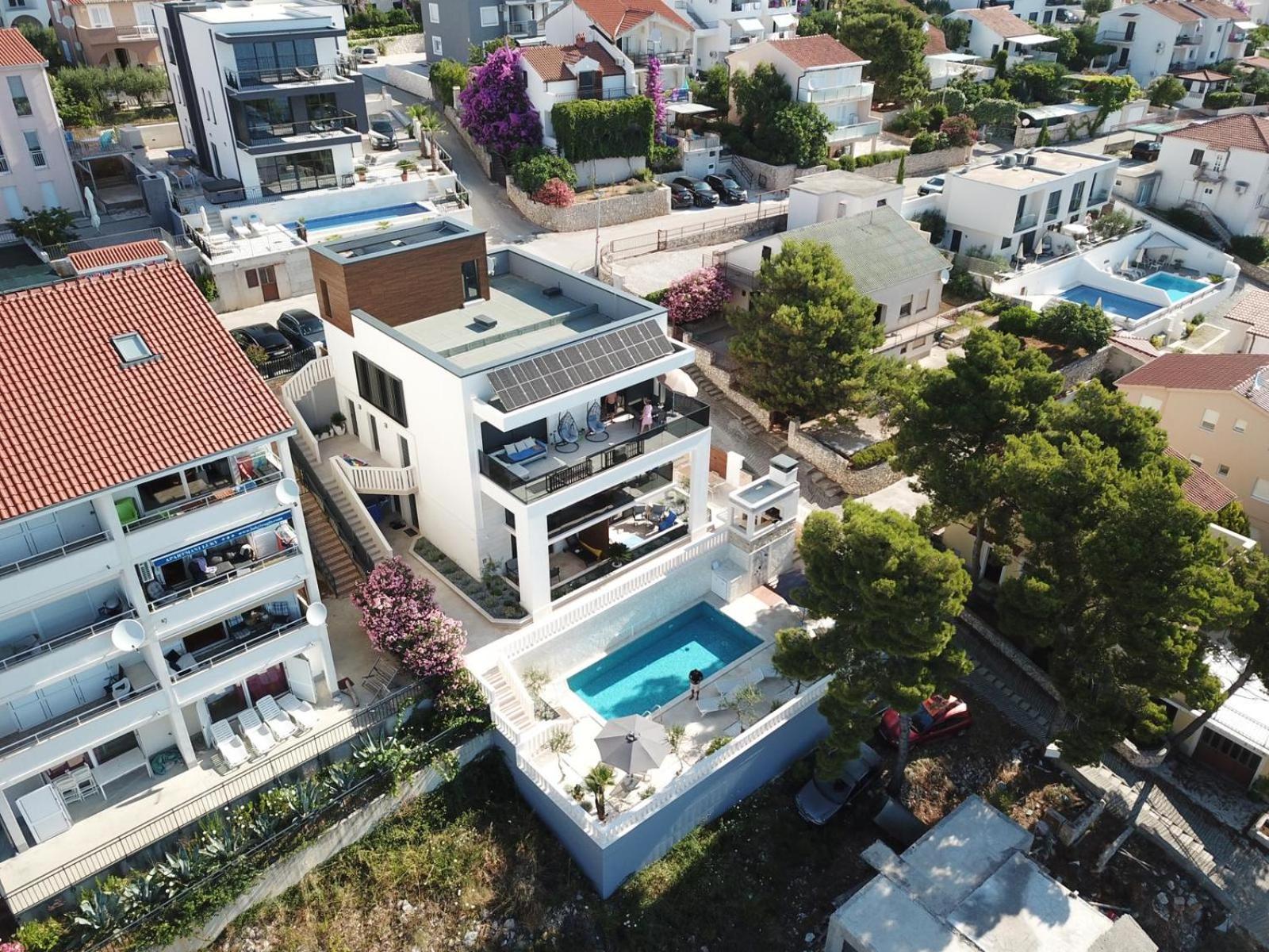Luxury Beachfront Villa Carlisa Čiovo 외부 사진