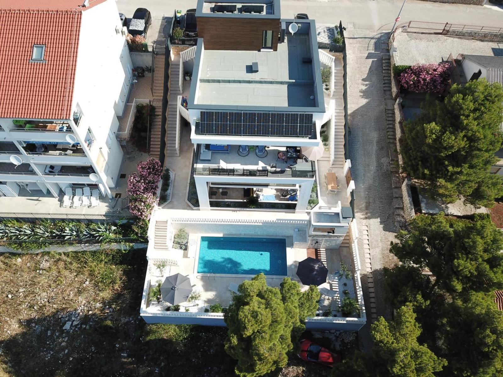 Luxury Beachfront Villa Carlisa Čiovo 외부 사진